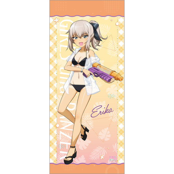 [ガールズ＆パンツァー　最終章]描き下ろし特大タペストリー（逸見エリカ／水鉄砲 ※日焼けVer.）※期間限定特典ポストカード付き 【オンラインミニミニホビーショー／2026年4月発送】