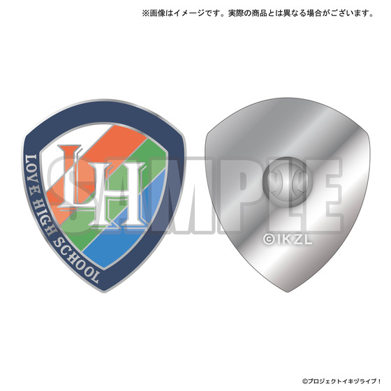 イキヅライブ！ LOVELIVE! BLUEBIRD　みんなのラブ高 POP UP SHOP ラブ高 校章ピンズ 【2026年4月下旬より順次お届け】