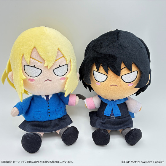 ガールズ＆パンツァー もっとらぶらぶ作戦です！ 第3幕 ボールチェーン付きぬいぐるみセット【繋がれた押田＆安藤セット】