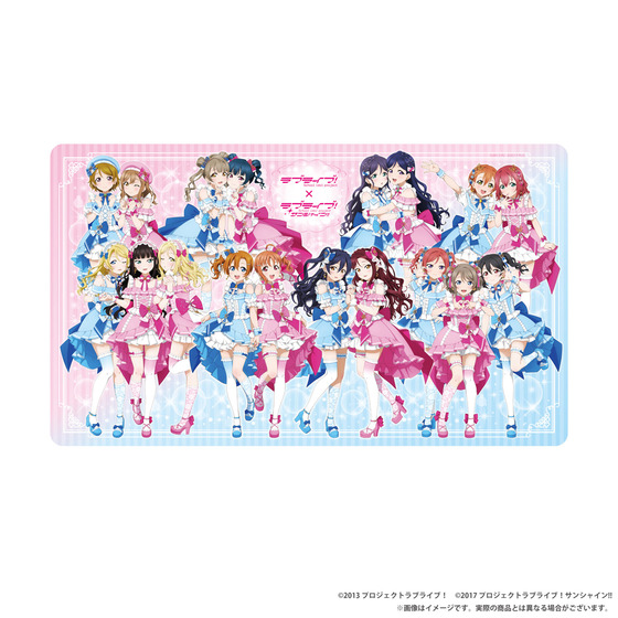 ラブライブ！×ラブライブ！サンシャイン!! POP UP STORE～μ's×Aqours Special Collaboration～ デスクマット【μ's×Aqours】【2026年7月下旬以降順次発送】