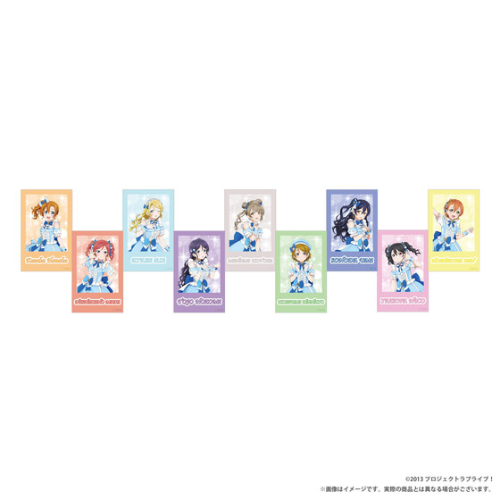 ラブライブ！×ラブライブ！サンシャイン!! POP UP STORE～μ's×Aqours Special Collaboration～ トレーディングフォト風カード【μ's】（全9種・ランダム・9枚入り）【2026年7月下旬以降順次発送】