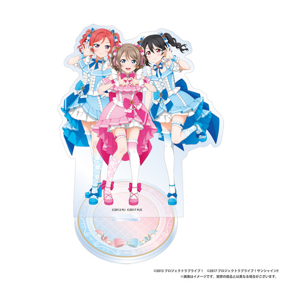 ラブライブ！×ラブライブ！サンシャイン!! POP UP STORE～μ's×Aqours Special Collaboration～ アクリルスタンド【μ's×Aqours】　西木野真姫×渡辺 曜×矢澤にこ【2026年7月下旬以降順次発送】