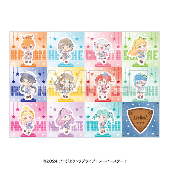 ラブライブ！スーパースター!! POP UP SHOP ～Fly! MUSIC WORLD♪～AFTER PARTY☆ ステッカーシート3枚セット 【2026年5月下旬頃お届け予定】