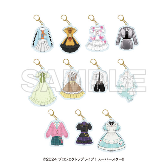 ラブライブ！スーパースター!! POP UP SHOP ～Fly! MUSIC WORLD♪～AFTER PARTY☆ 衣装アクリルキーホルダー(全11種)_画像1