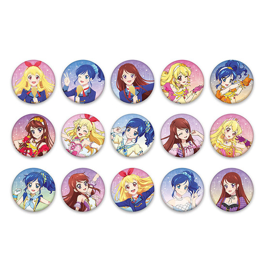 アイカツ！ 10th STORY ～未来へのSTARWAY～ ソレイユたっぷり缶バッジ（全15種/ランダム1個入り） 【2026年5月下旬頃より順次発送予定】