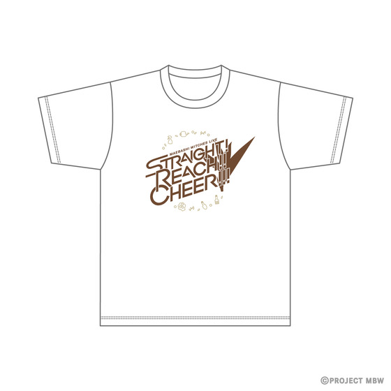 『前橋ウィッチーズ』ライブ STRAIGHT! REACH!! CHEER!!! Tシャツ（全3サイズ）