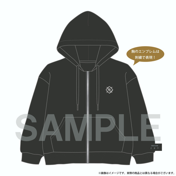 アイドリッシュセブン First BEAT! 劇場総集編 ジップアップパーカー（TRIGGER） 【2026年6月下旬頃より順次お届け予定】