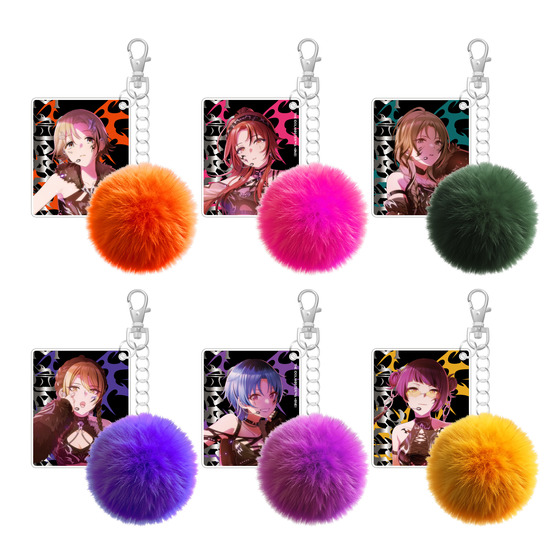 THE IDOLM@STER SHINY COLORS Song for Prism SUPER DUPER DREAMER / BEAST MODE ファー付きアクリルキーホルダー（全6種） 【2026年6月上旬以降順次発送】