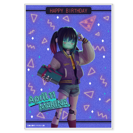 銀河特急ミルキー☆サブウェイ グリッターアクリル色紙 マキナ【バースデー2026】