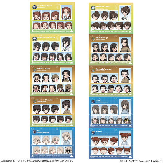ガールズ＆パンツァー もっとらぶらぶ作戦です！ 第4幕 トレーディング表情集ブロマイドvol.8(全10種/ランダム2枚入り)
