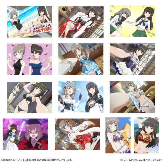 ガールズ＆パンツァー もっとらぶらぶ作戦です！ 第4幕 西住しほ＆島田千代グラビアブロマイドセット(13枚入り)