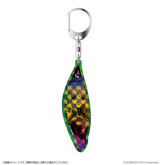 革命機ヴァルヴレイヴ 筐体デザインモチーフホログラムアクリルキーホルダー(ピノフラッシュモードver.)〈全2種〉_画像2