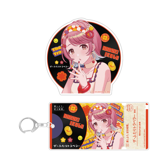 THE IDOLM@STER SHINY COLORS Song for Prism Ring Ring Ringの魔法 / 街角メランコリー トラベラーステッカー＆アクリルキーホルダーセット（郁田はるき） 【2026年6月下旬以降順次発送予定】