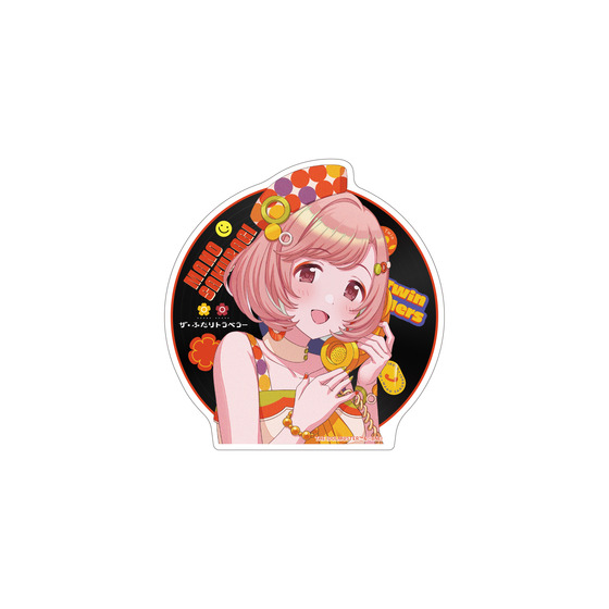 THE IDOLM@STER SHINY COLORS Song for Prism Ring Ring Ringの魔法 / 街角メランコリー トラベラーステッカー＆アクリルキーホルダーセット（櫻木真乃） 【2026年6月下旬以降順次発送予定】_画像2