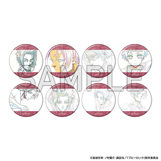 ブルーロック展 EGOIST EXHIBITION the animation トレーディング推しキャラバッジ　糸師 冴（全8種・ランダム・8個入り） 【2026年7月上旬頃より順次お届け予定】
