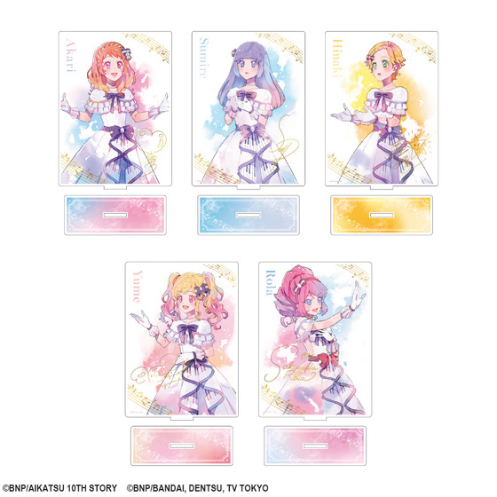 アクリルパネルスタンド　オケカツ！2026 -Anniversary Baton-（全5種） 【2026年5月下旬頃より順次発送予定】