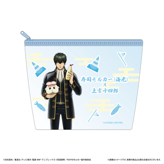 銀魂×PUI PUI モルカー　POP UP STORE　～モルカーに乗ってもかもしれない運転でいけ～ クリアポーチ（全8種）【2026年8月下旬頃お届け予定】_画像4