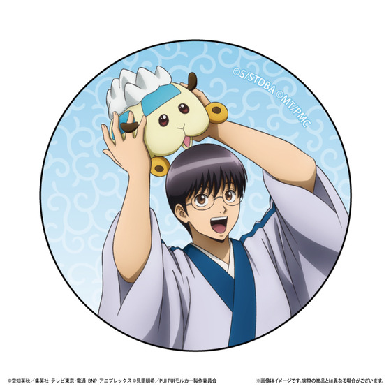 銀魂×PUI PUI モルカー　POP UP STORE　～モルカーに乗ってもかもしれない運転でいけ～ トレーディング缶バッジ(全8種/ランダム1種入り)【2026年8月下旬頃お届け予定】_画像3