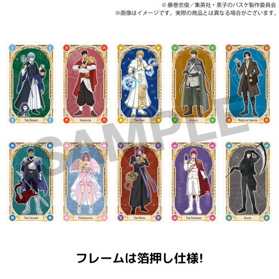 黒子のバスケ POP UP STORE -タロットの世界- トレーディングタロット風カード（等身ver.）（1セット３枚入り・ランダム・全10種）_画像1