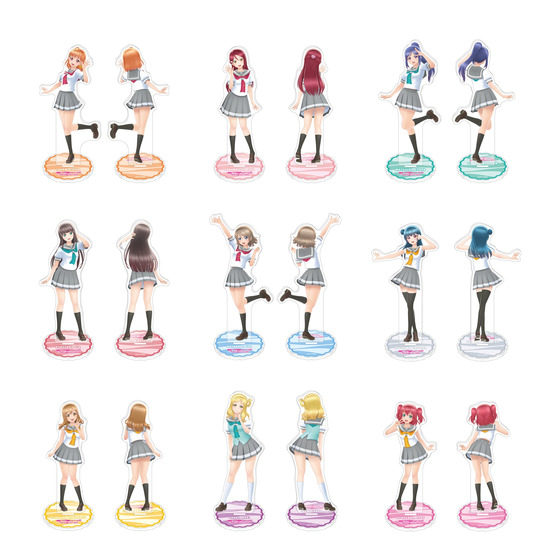 ラブライブ！サンシャイン!! 両面アクリルスタンド 夏制服ver.（全9種）_画像1