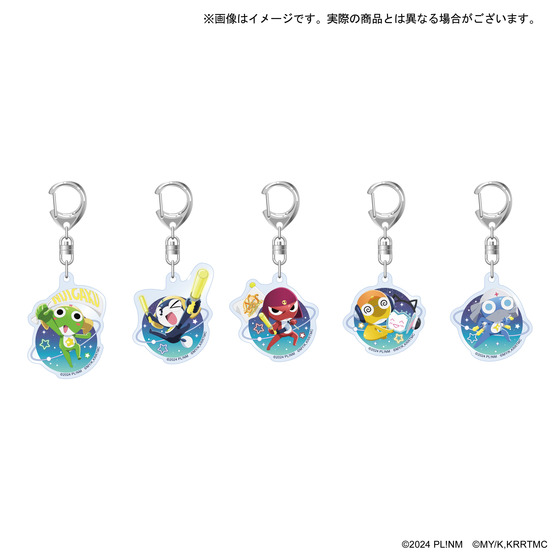 ラブライブ！虹ヶ咲学園スクールアイドル同好会×ケロロ軍曹 トレーディングミニアクリルキーホルダー（全5種・ランダム5個入） 【2026年6月下旬より順次お届け】