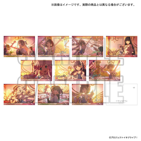 イキヅライブ！ LOVELIVE! BLUEBIRD　アニメーションMV Dou-Da? DOING!発売記念グッズ ランダム場面写キラキラポストカード（全10種・ランダム・10枚入り）