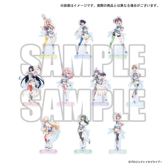 イキヅライブ！ LOVELIVE! BLUEBIRD　アニメーションMV Dou-Da? DOING!発売記念グッズ アクリルスタンド（全10種）_画像2