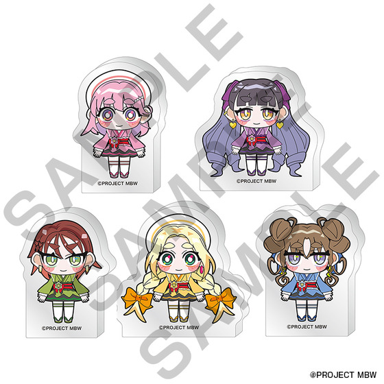 『前橋ウィッチーズ』前橋魔女っぽいラジオ 公開録音イベント Vol.2 in 東京 アクリルマスコット（全5種）