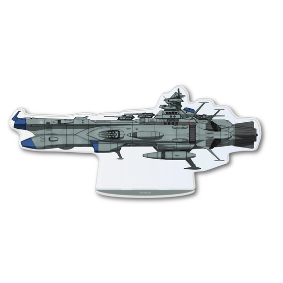 ヤマトよ永遠に REBEL3199 アクリルスタンド 【アリゾナ級宇宙戦艦アリゾナ（1/1000サイズ）】_画像2