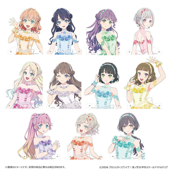 ラブライブ！蓮ノ空女学院スクールアイドルクラブ  POP UP SHOP ダイカットアクリルボード【2026年10月上旬より順次お届け】_画像1