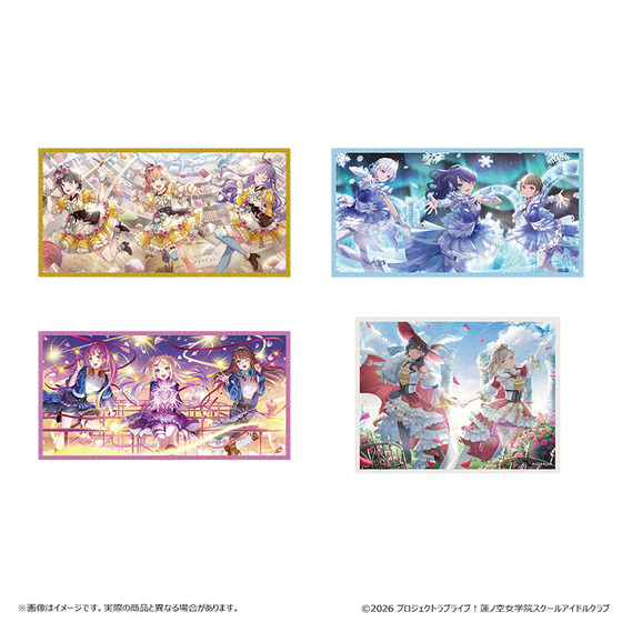 ラブライブ！蓮ノ空女学院スクールアイドルクラブ  POP UP SHOP アクリル色紙（全4種）【2026年10月上旬より順次お届け】_画像1