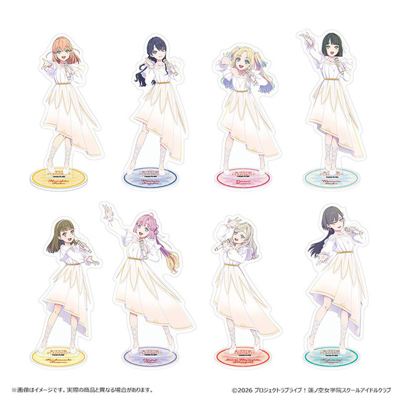 ラブライブ！蓮ノ空女学院スクールアイドルクラブ  POP UP SHOP アクリルスタンド<光の中で花咲いてver>（全8種）【2026年10月上旬より順次お届け】_画像1