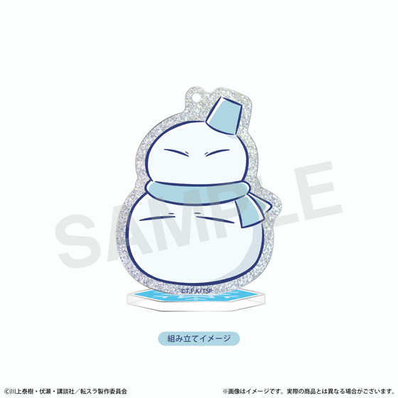 転生したらスライムだった件 アクリルスタンドキーホルダー（雪だるまリムルさま）【受注販売・2025年6月中旬以降順次お届け】_画像2