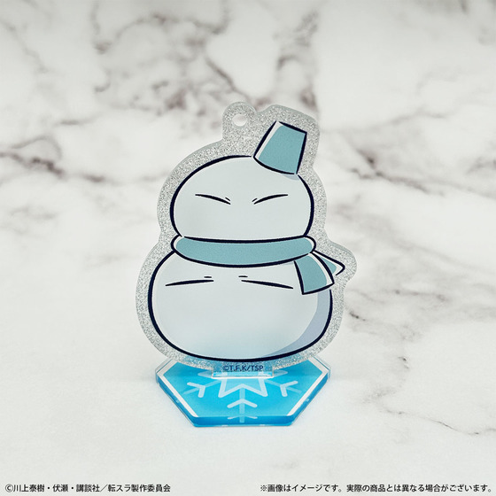 転生したらスライムだった件 アクリルスタンドキーホルダー（雪だるまリムルさま）【受注販売・2025年6月中旬以降順次お届け】_画像3