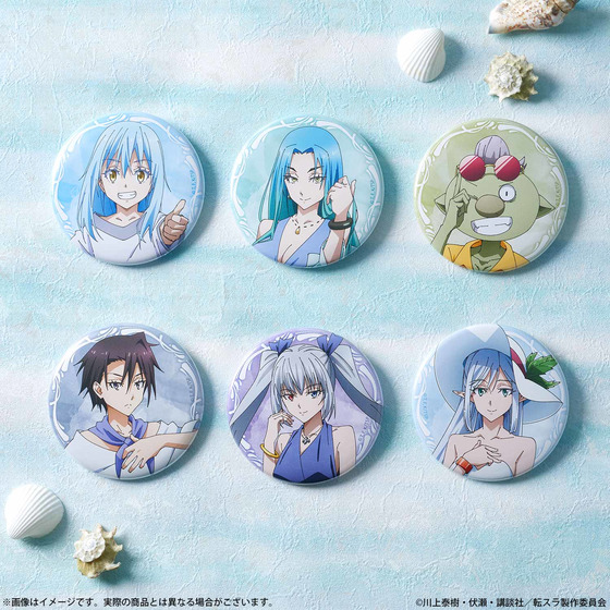 劇場版 転生したらスライムだった件 蒼海の涙編 ランダム缶バッジver.Ａ【全6種・ランダム・6個入り】_画像2