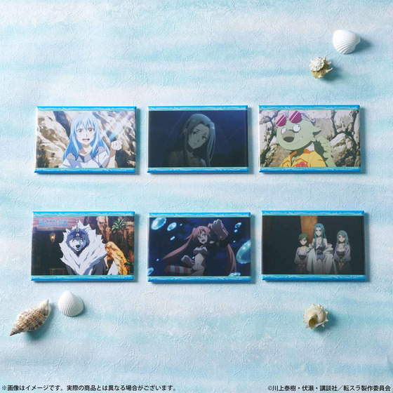 劇場版 転生したらスライムだった件 蒼海の涙編 ランダム缶マグネットver.A【全6種・ランダム・6個入り】_画像2