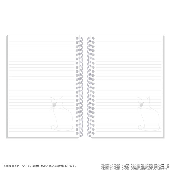 株式会社コードギアス株主総会 ペーパーフレグランス付きリングノート_画像2