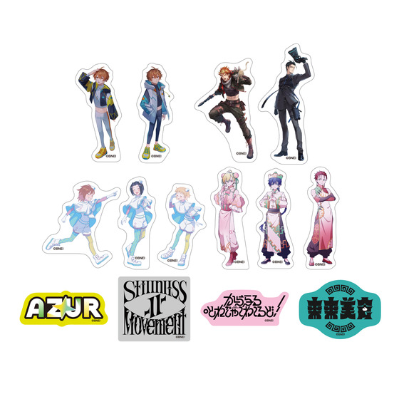 THE IDOLM@STER SideM 2DMV公開記念グッズ ステッカーセットvol.1 【2026年9月中旬頃より順次発送予定】