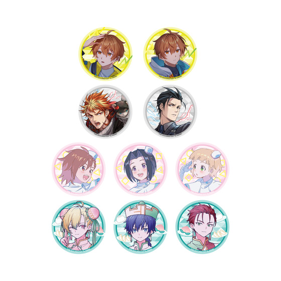 THE IDOLM@STER SideM 2DMV公開記念グッズ 缶バッジvol.1（全種セット）（全10種） 【2026年9月中旬頃より順次発送予定】