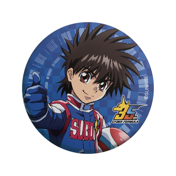 新世紀GPXサイバーフォーミュラ トレーディング缶バッジ【35周年アニバーサリービジュアル】(全7種・ランダム・1個入り)_画像2