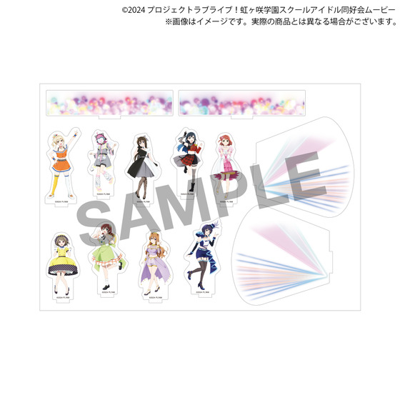 ラブライブ！虹ヶ咲学園スクールアイドル同好会 虹ヶ咲学園購買部 ミニステージアクリルジオラマスタンド　夢がここからはじまるよ_画像2