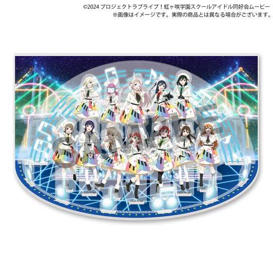 ラブライブ！虹ヶ咲学園スクールアイドル同好会 虹ヶ咲学園購買部 ミニステージアクリルジオラマ　Colorful Dreams! Colorful Smiles!