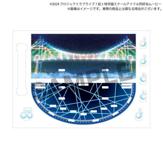 ラブライブ！虹ヶ咲学園スクールアイドル同好会 虹ヶ咲学園購買部 ミニステージアクリルジオラマスタンド　Colorful Dreams! Colorful Smiles!_画像3