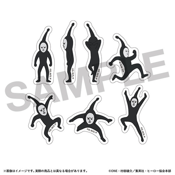 アニメ10周年記念「ワンパンマン展」 無数の「俺」の集合体　黒い精子　フレークシール 【2026年10月中旬頃から順次お届け予定】