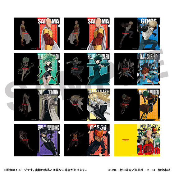 アニメ10周年記念「ワンパンマン展」 A4クリアファイル（全12種） 【2026年10月中旬頃から順次お届け予定】
