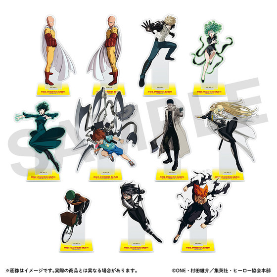 アニメ10周年記念「ワンパンマン展」 アクリルスタンド（全11種） 【2026年10月中旬頃から順次お届け予定】