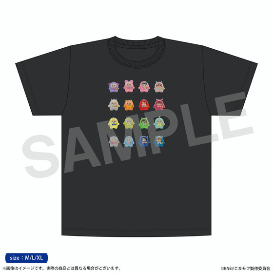 こまどり モフモフパレード Tシャツ（スミ）L 【2027年2月下旬頃より順次発…