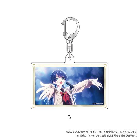 『映画 ラブライブ！蓮ノ空女学院スクールアイドルクラブ Bloom Garden Party』 メタリックアクリルキーホルダー（全8種）_画像2