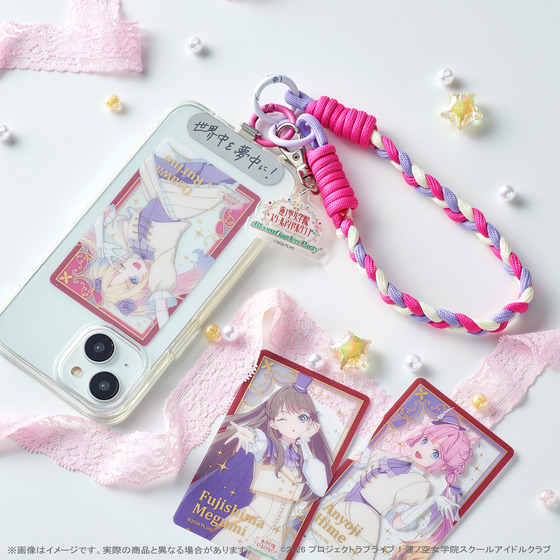 『映画 ラブライブ！蓮ノ空女学院スクールアイドルクラブ Bloom Garden Party』 フォンタブ付きパラコード風チャーム〈みらくらぱーく！〉_画像2