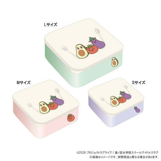 『映画 ラブライブ！蓮ノ空女学院スクールアイドルクラブ Bloom Garden Party』 お弁当箱3個セット〈DOLLCHESTRA〉_画像1